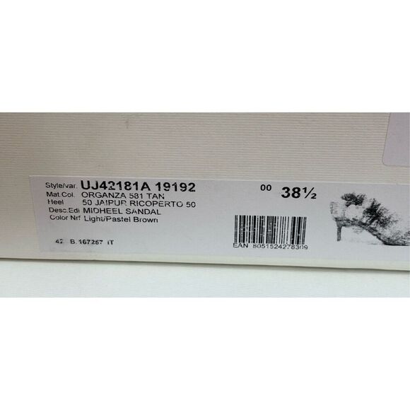 Ulla Johnson Doria Ruffle Silk Sandals NWOB Size 38 1/2 - Picture 7 of 8